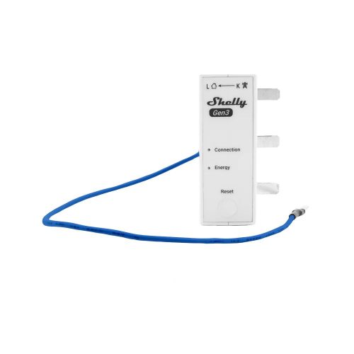 Shelly 3EM-63T Gen3 okos Wi-Fi-s, kismegszakítóra szerelhető három fázisú fogyasztásmérő