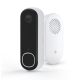 Arlo Essential (Gen.2) Video Doorbell and Chime 2K, vezetéknélküli kaputelefon + sziréna, fehér