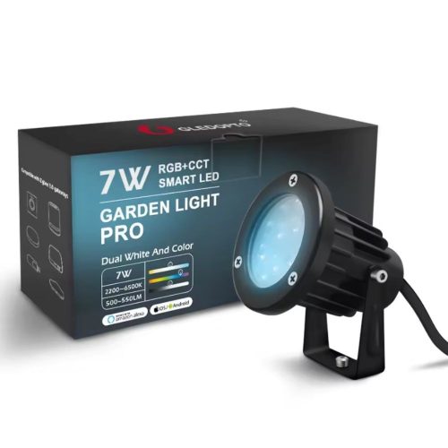 Gledopto GL-G-002P, Zigbee Pro (Zigbee 3.0 + RF vevős) kültéri kerti RGB+CCT spot lámpa, 230V