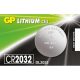 GP Lithium cell CR2032 gombelem