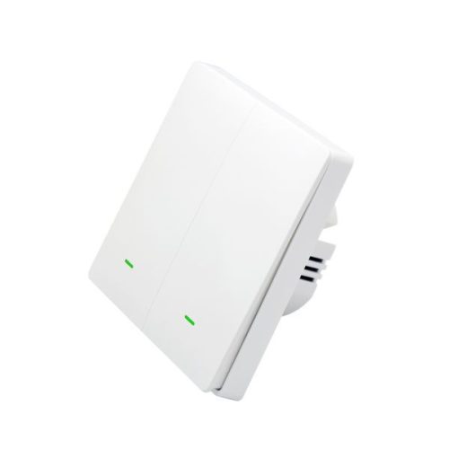 SmartWise B2W LN WiFi + RF, két gombos, eWeLink app-os okos villanykapcsoló