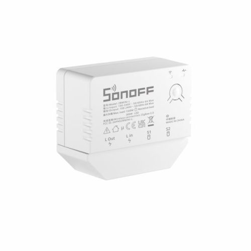 Sonoff ZBMini-L csak fázissal működő, okos Zigbee 3.0 kapcsolórelé