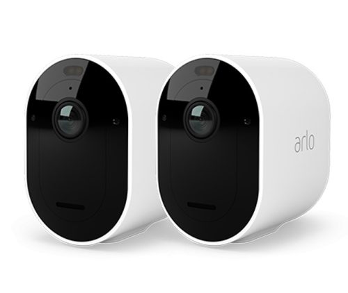 Arlo Pro 5 kültéri biztonsági kamera szett, 2 db kamera, fehér