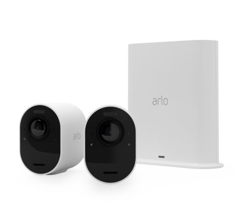 Arlo Ultra 2 kültéri biztonsági kamera szett, 2 db, fehér